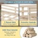 3-In-1 Twin Loft Bed with Slide Ladder Drawers for Kids Teens