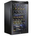 SCHMECKE 33 Bottle Dual Zone Wine Cooler Refrigerator