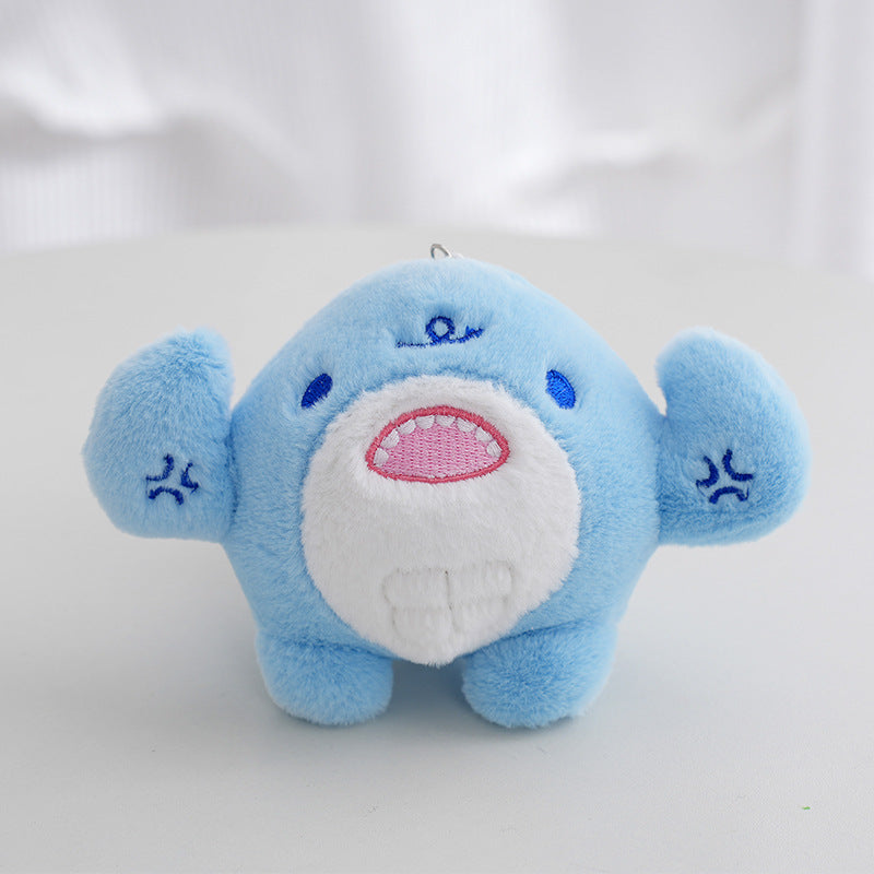 Shark Plush Toy Pendant Keychain Clothing Accessories