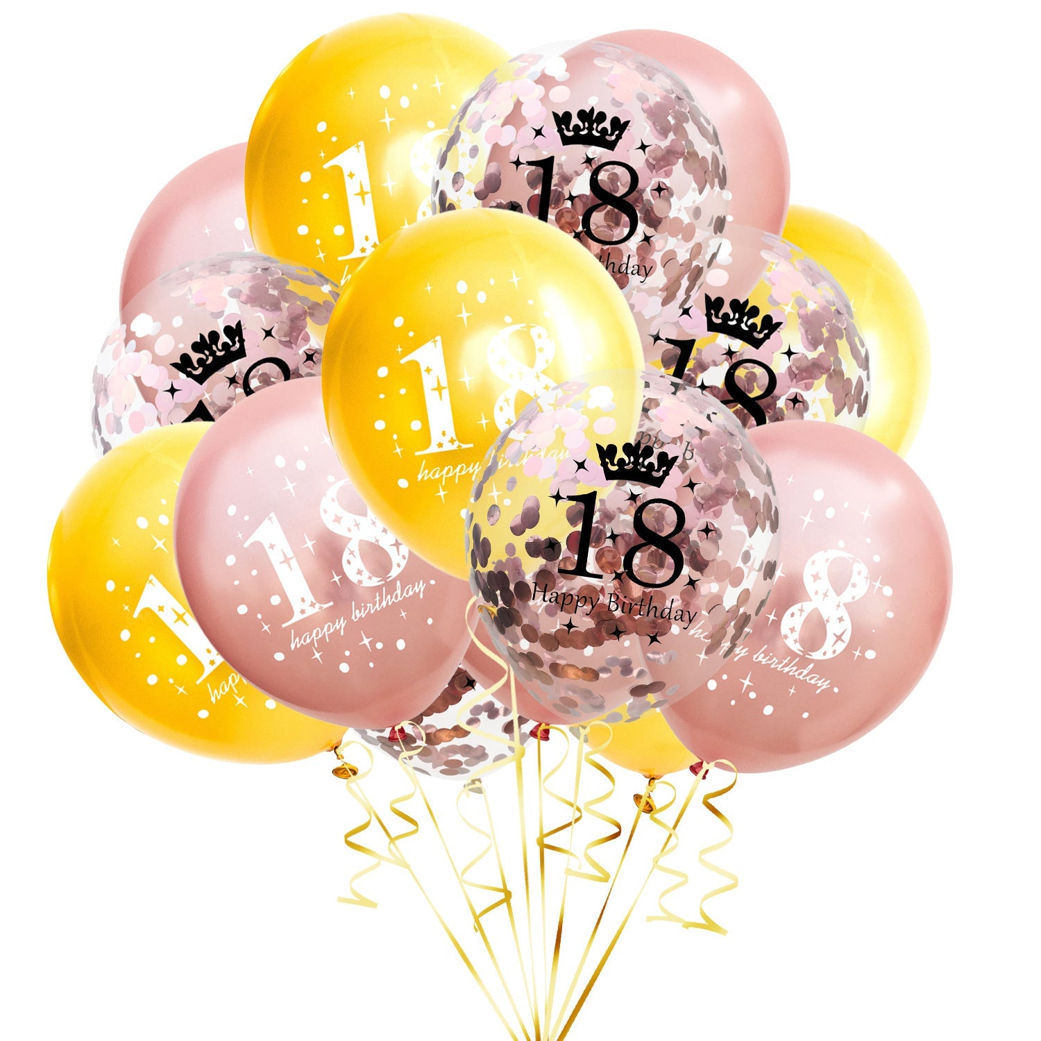 Adult Birthday Party One Year Old Balloon Confetti Set Combo
