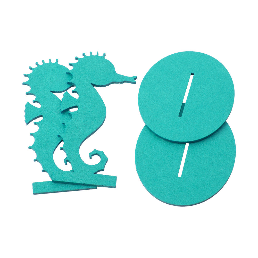 Coral Seaweed Seahorse Mermaid Children's Birthday Party Decoration Supplies