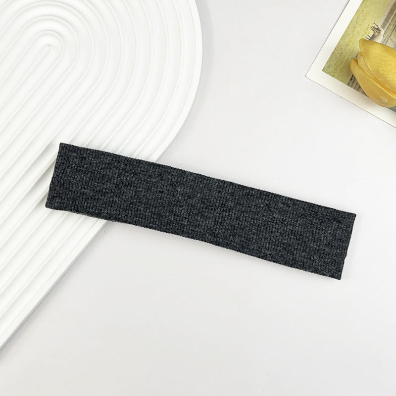 Exercise Hair Band Yoga Workout Sweat Stretch Hair Band Simple Versatile Casual Headband