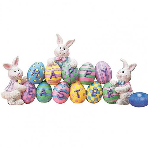 Easter Party Bunny Egg Pendant