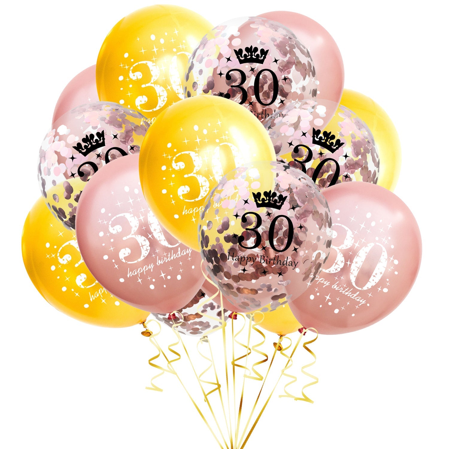 Adult Birthday Party One Year Old Balloon Confetti Set Combo