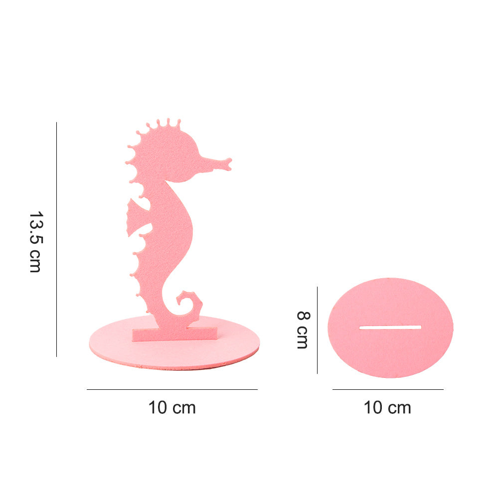 Coral Seaweed Seahorse Mermaid Children's Birthday Party Decoration Supplies
