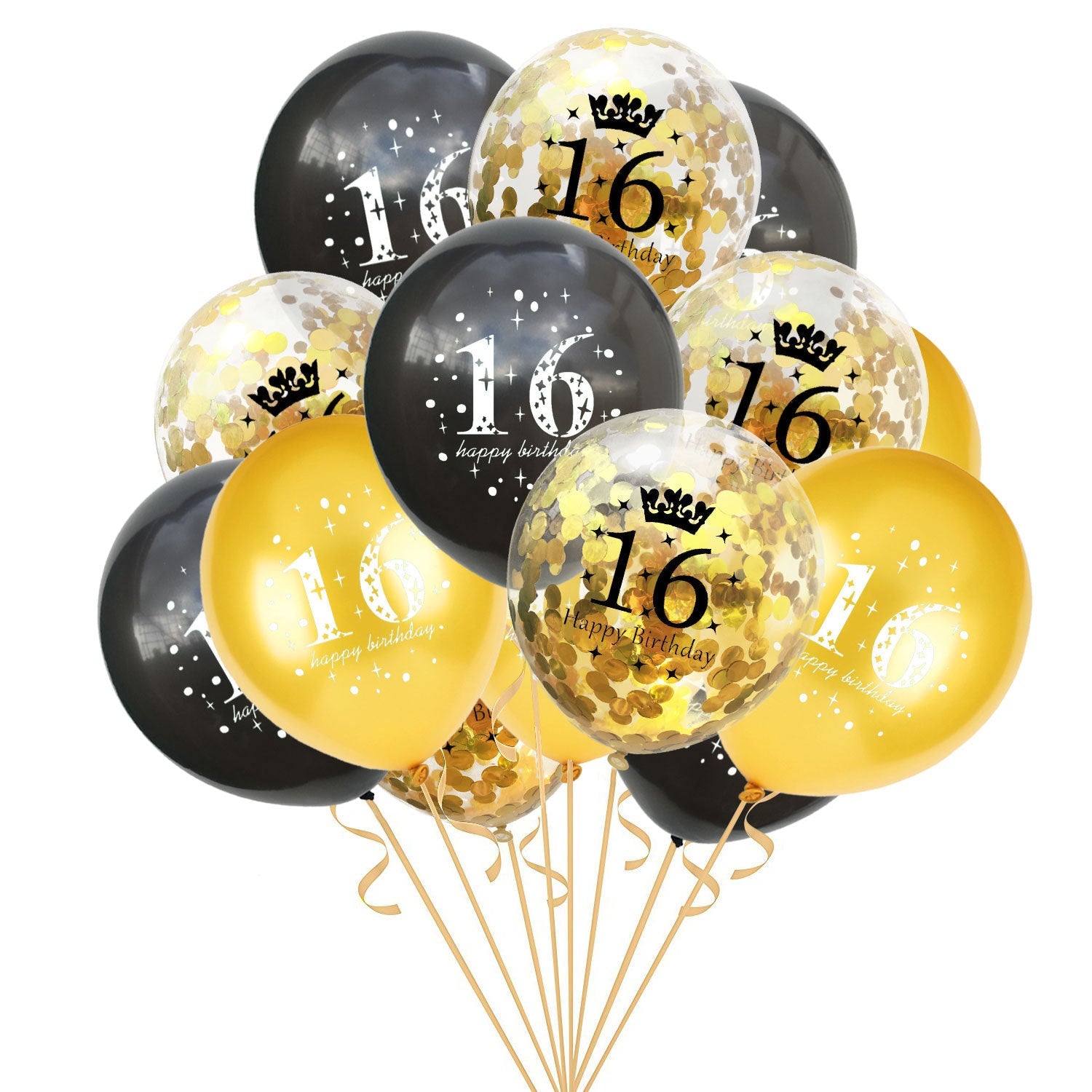 Adult Birthday Party One Year Old Balloon Confetti Set Combo