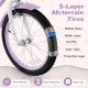 18 Inch Girl Bike with Basket with Detachable Training Wheels for 4-8 Years Old