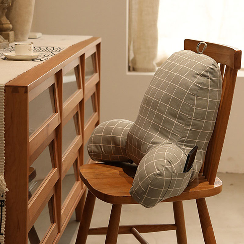 Office cotton and linen pillow
