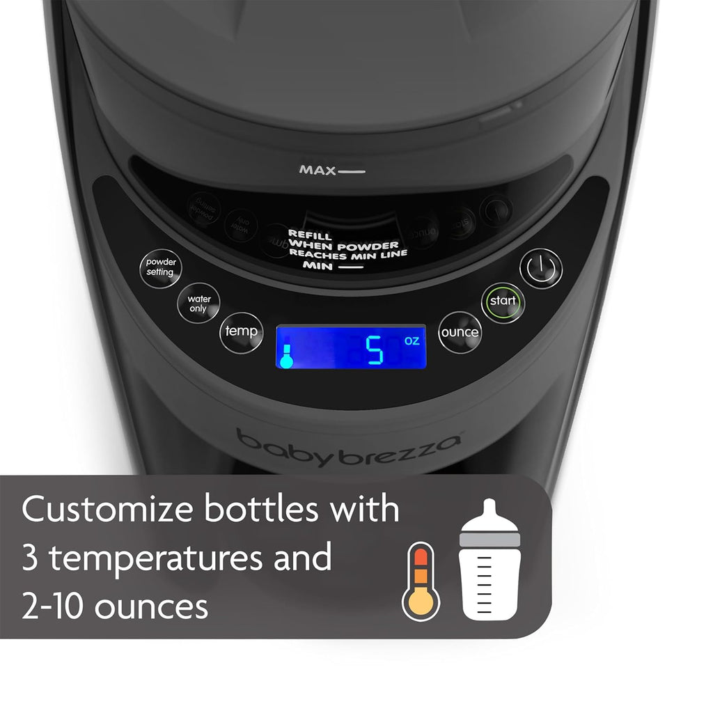 Baby Brezza Formula Pro Advanced Dispenser, Automatic Warm Formula Maker, BPA-Free, White