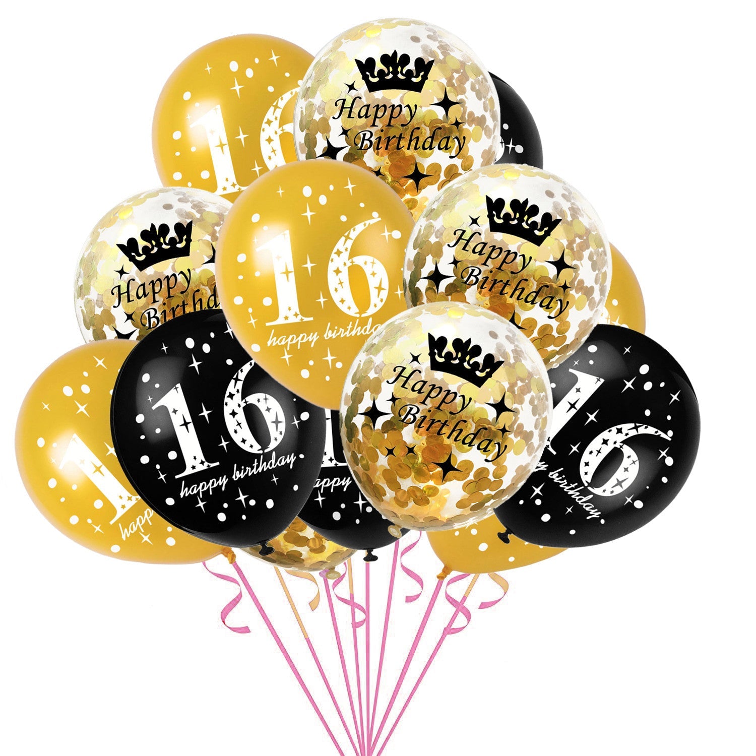 Adult Birthday Party One Year Old Balloon Confetti Set Combo