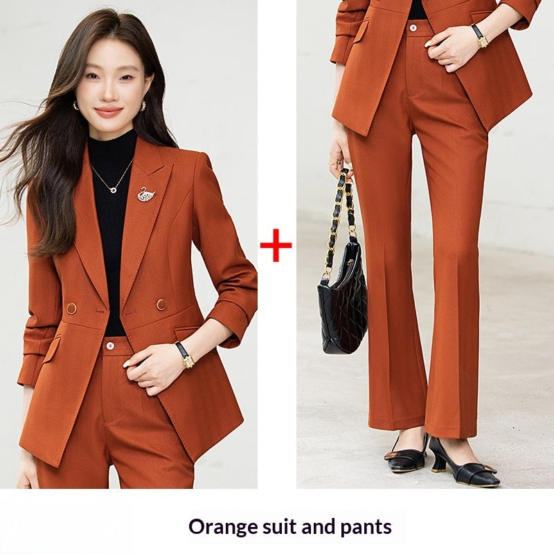 Women's Long-Sleeve Blazer With Collar