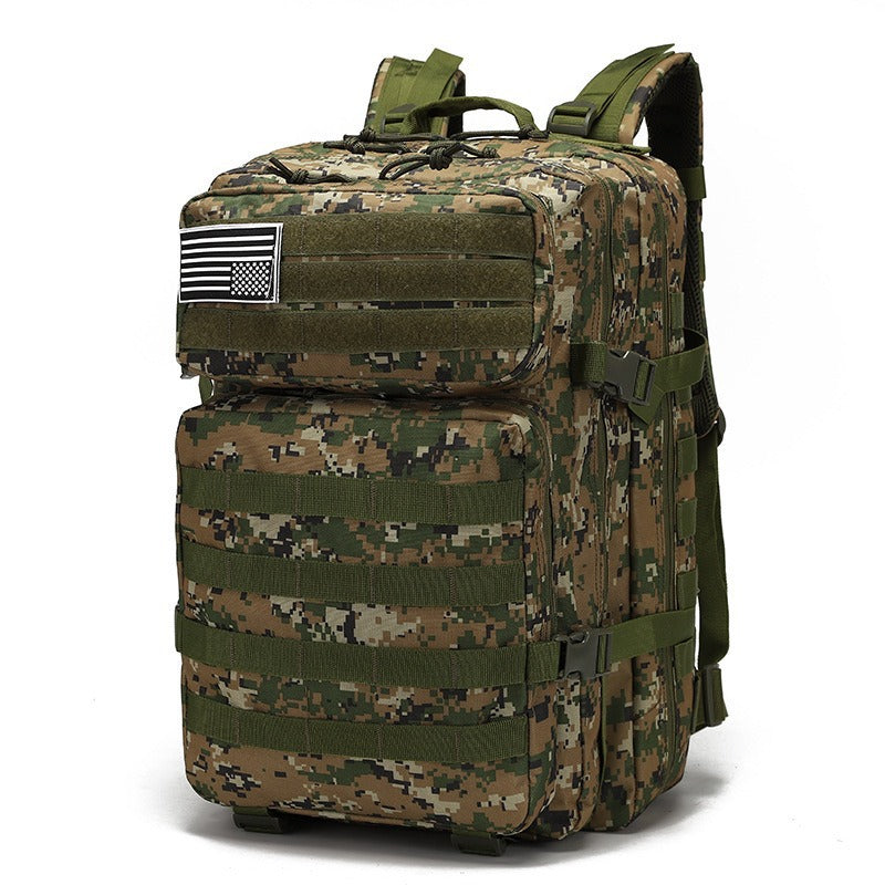 Outdoor 45L Tactical Backpack Hiking Mens And Womens Shoulder Bag