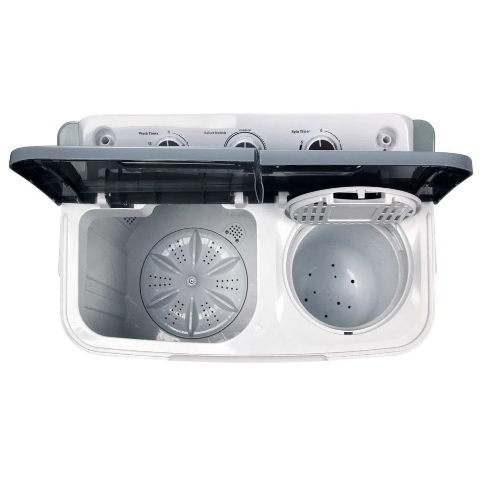 Devanti 5KG Twin Tub Portable Washing Machine White