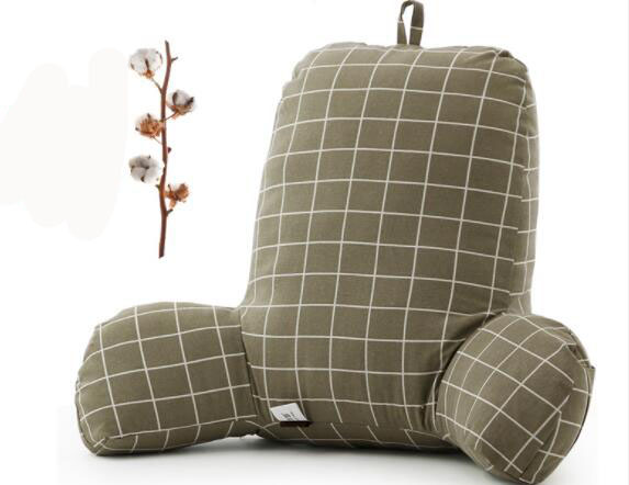 Office cotton and linen pillow