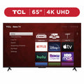 TCL 65′′ 4K UHD HDR Smart TV with Roku, 4-Series, Voice Control, Dual-Band WiFi, 4 HDMI Inputs