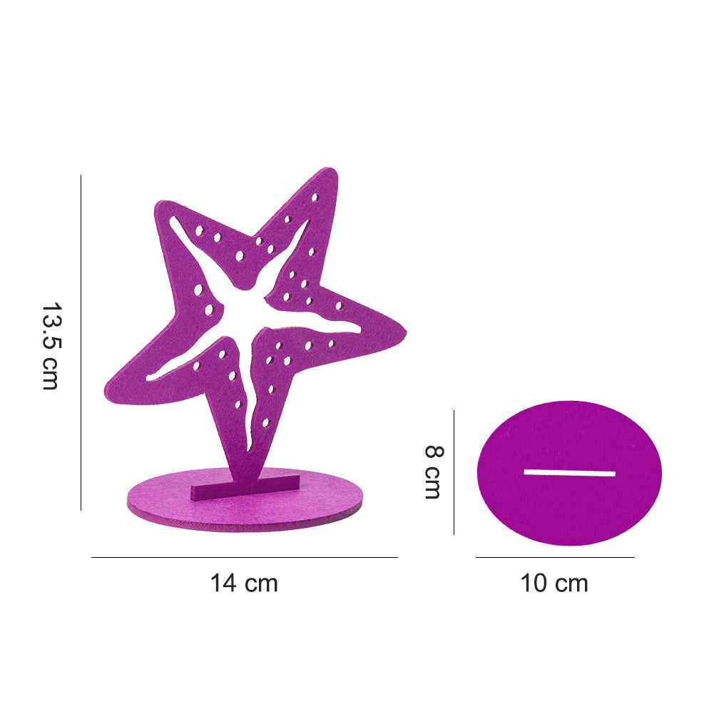 Coral Seaweed Seahorse Mermaid Children's Birthday Party Decoration Supplies