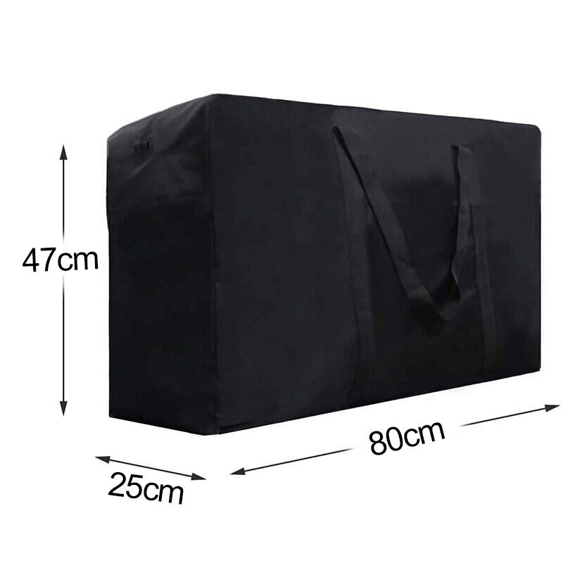 Home Extra Large Storage Bag Waterproof For Outdoor Camping Tent Cushion Black