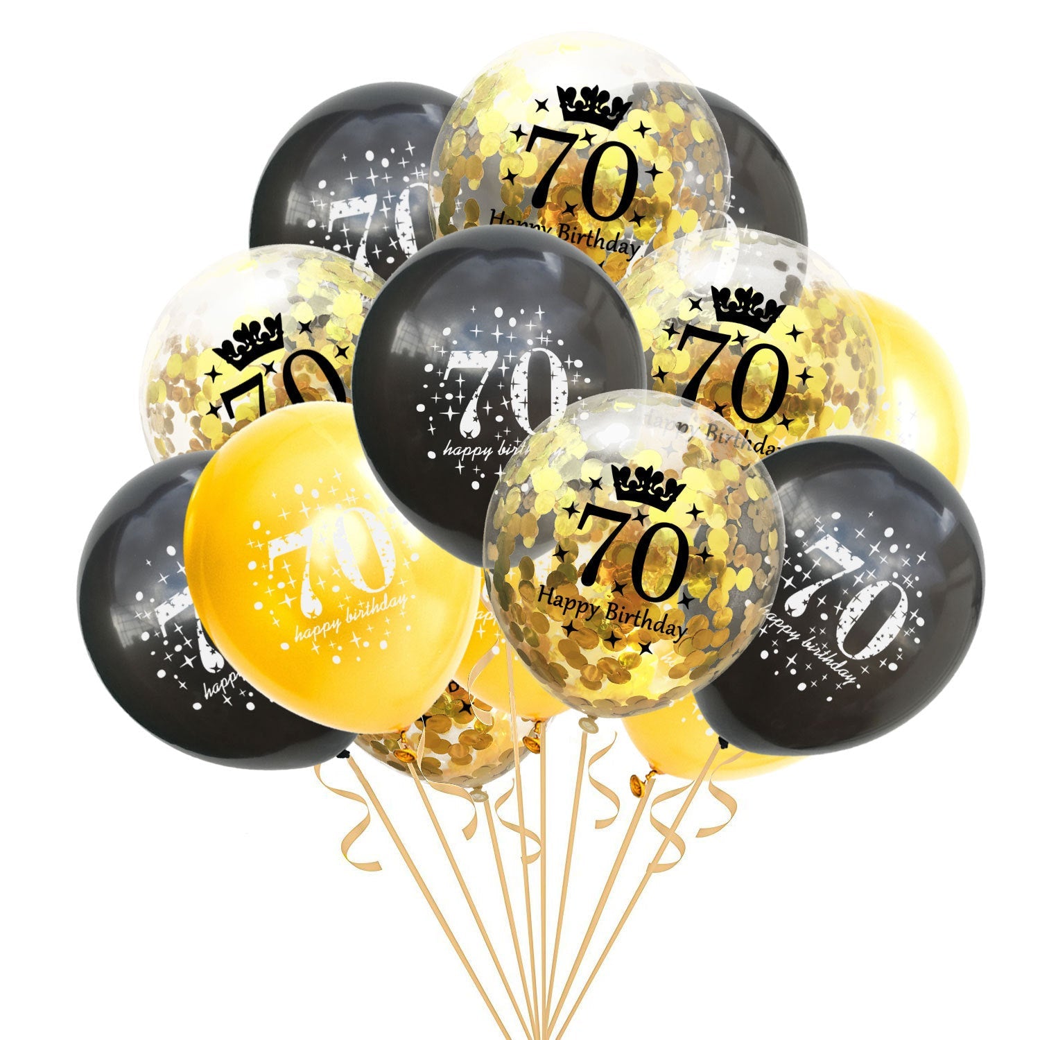 Adult Birthday Party One Year Old Balloon Confetti Set Combo