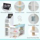 Wooden Kids Supermarket Playset with Cash Register and Shopping Cart