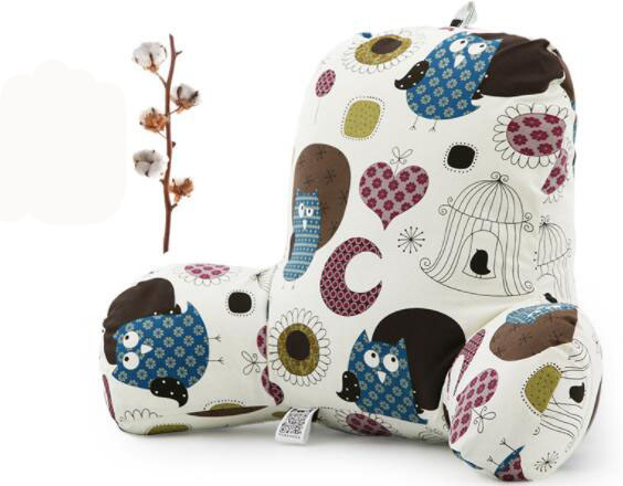 Office cotton and linen pillow