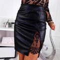 European And American-style Tight, Sexy New High-waisted Wrap Skirt With A Slit