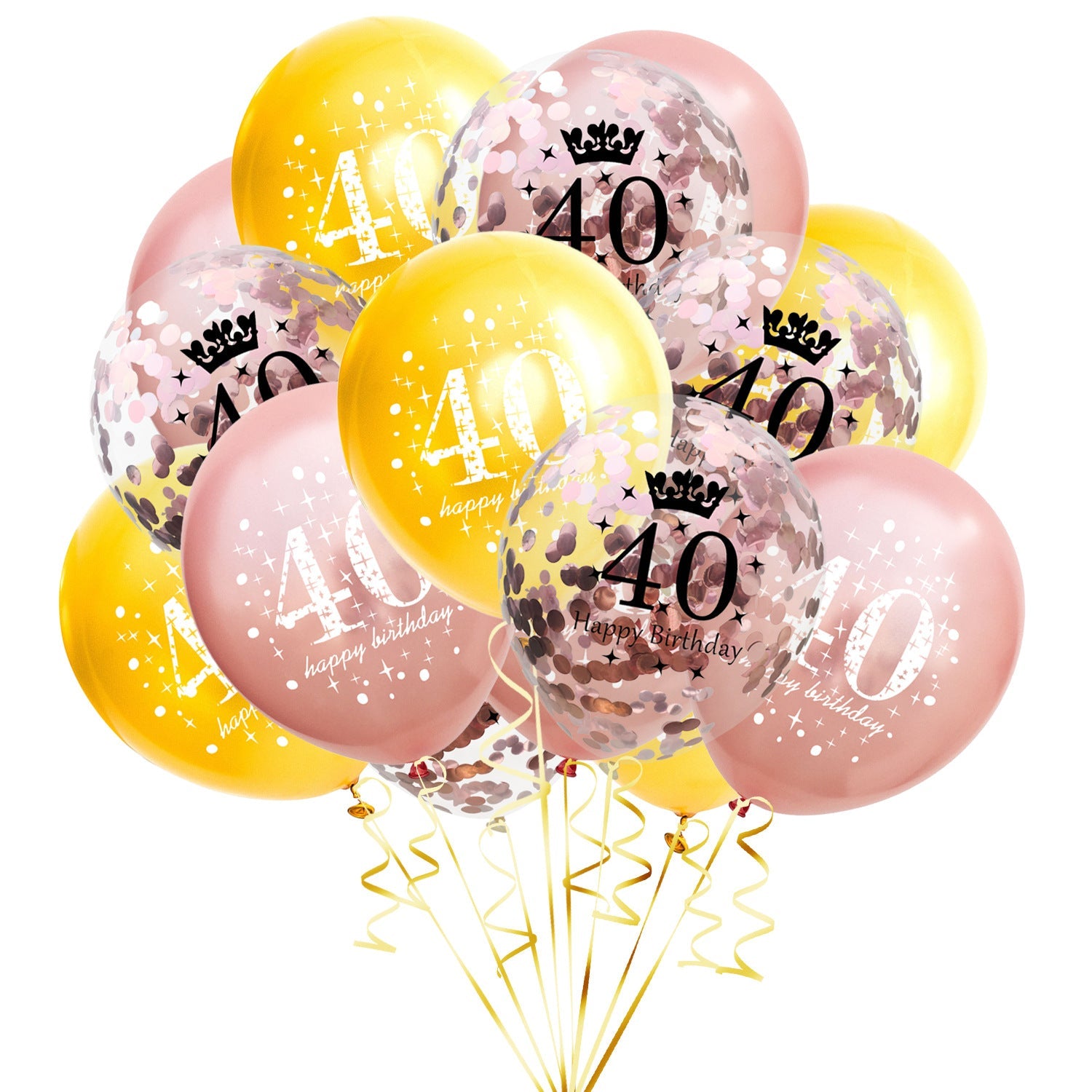 Adult Birthday Party One Year Old Balloon Confetti Set Combo