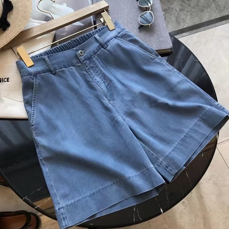 High-waisted Plus-size Versatile Loose-fit Pants