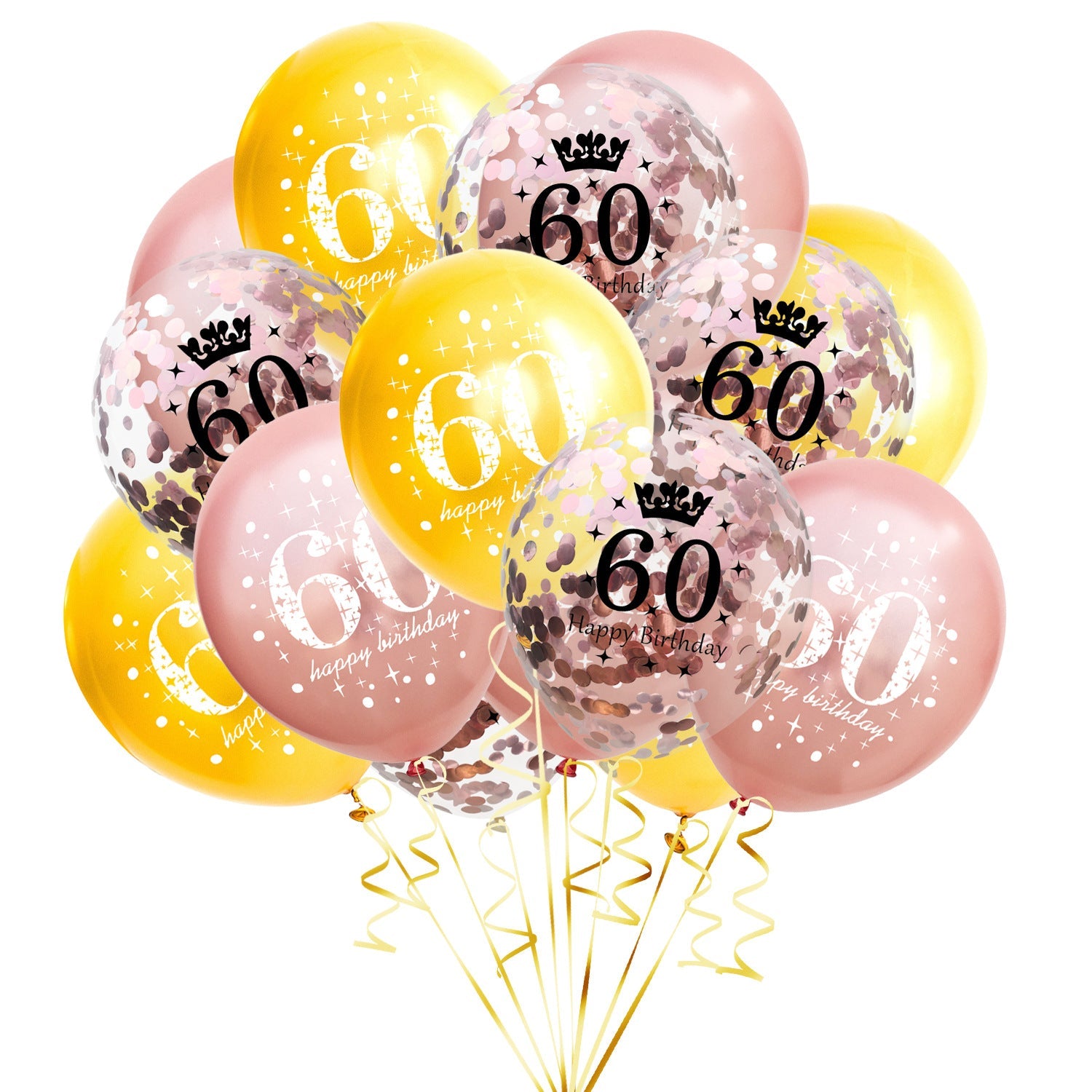 Adult Birthday Party One Year Old Balloon Confetti Set Combo
