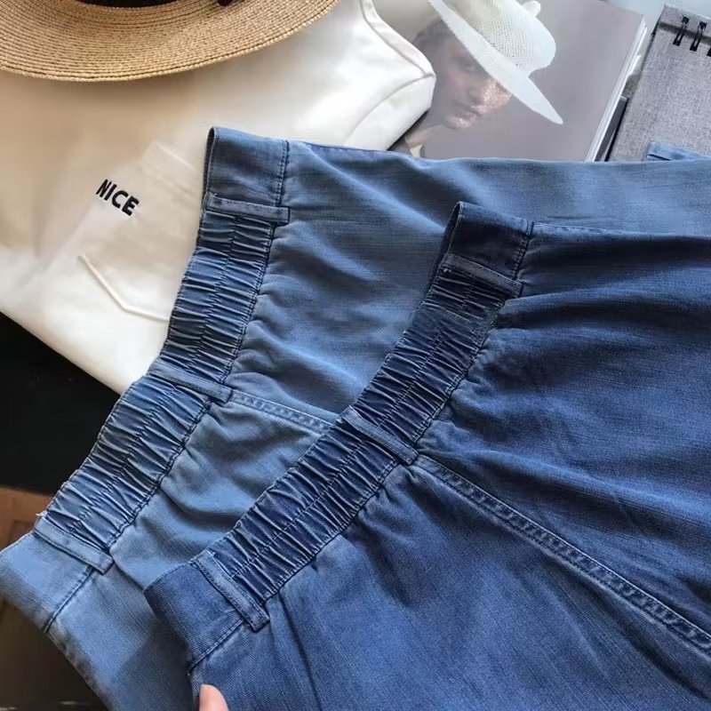 High-waisted Plus-size Versatile Loose-fit Pants