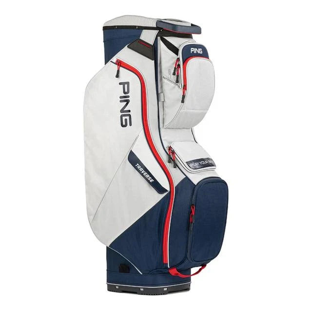 Ping Traverse Cart Bag - Black White
