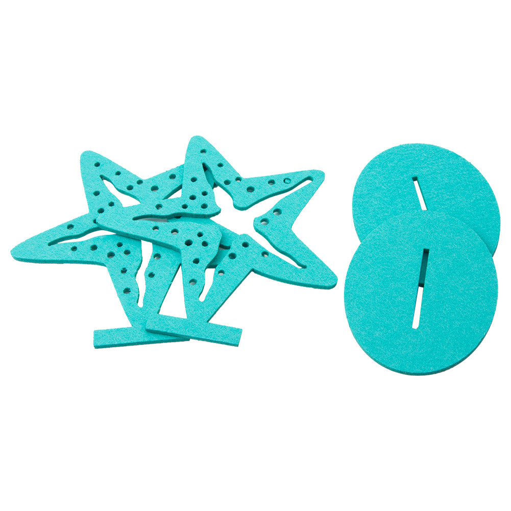 Coral Seaweed Seahorse Mermaid Children's Birthday Party Decoration Supplies