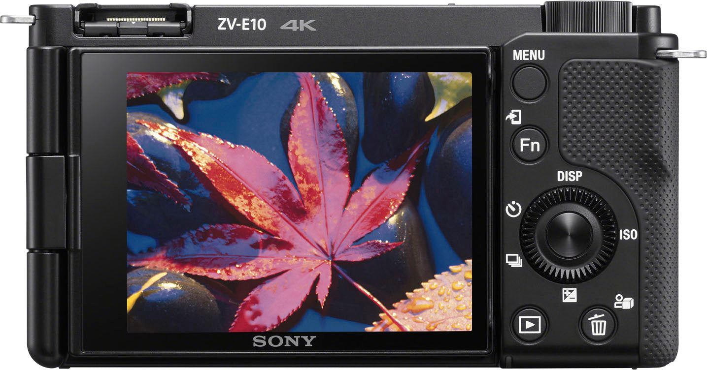 Sony - Alpha ZV-E10 Mirrorless Vlog Camera - Body Only - Black