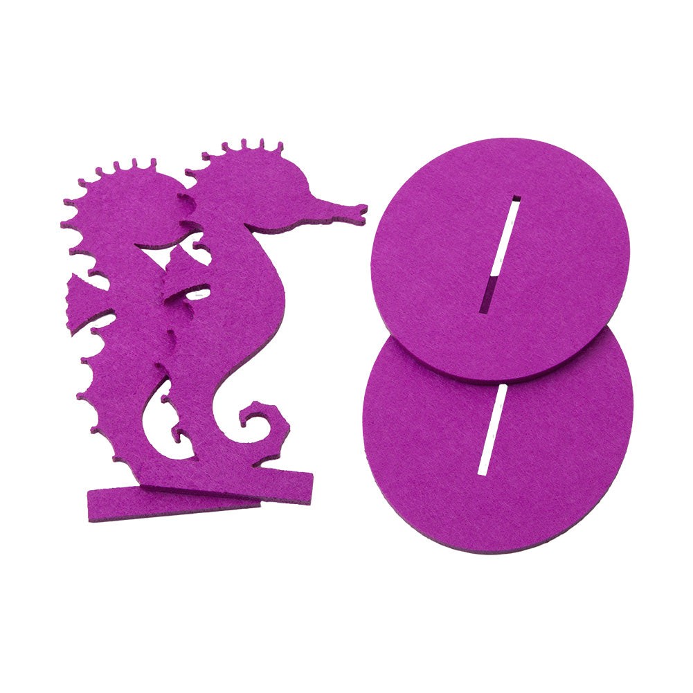 Coral Seaweed Seahorse Mermaid Children's Birthday Party Decoration Supplies