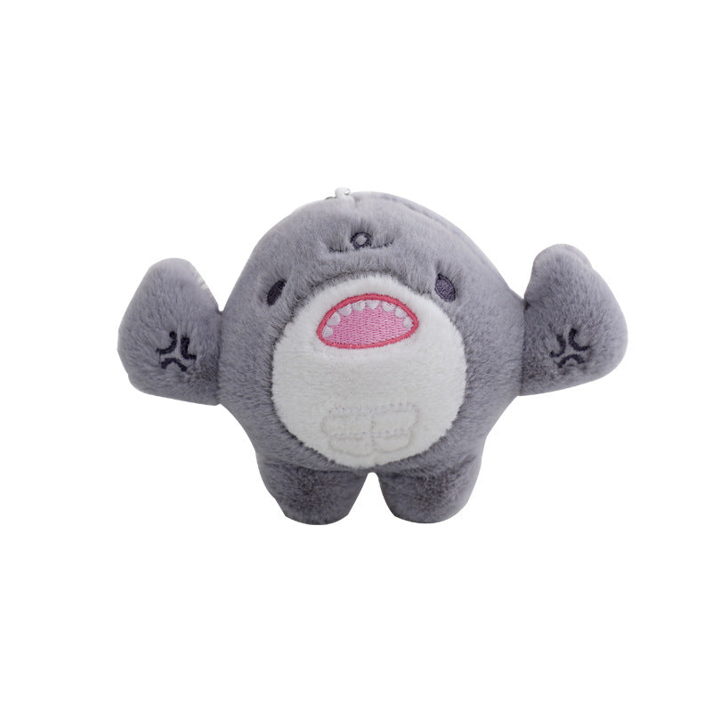 Shark Plush Toy Pendant Keychain Clothing Accessories