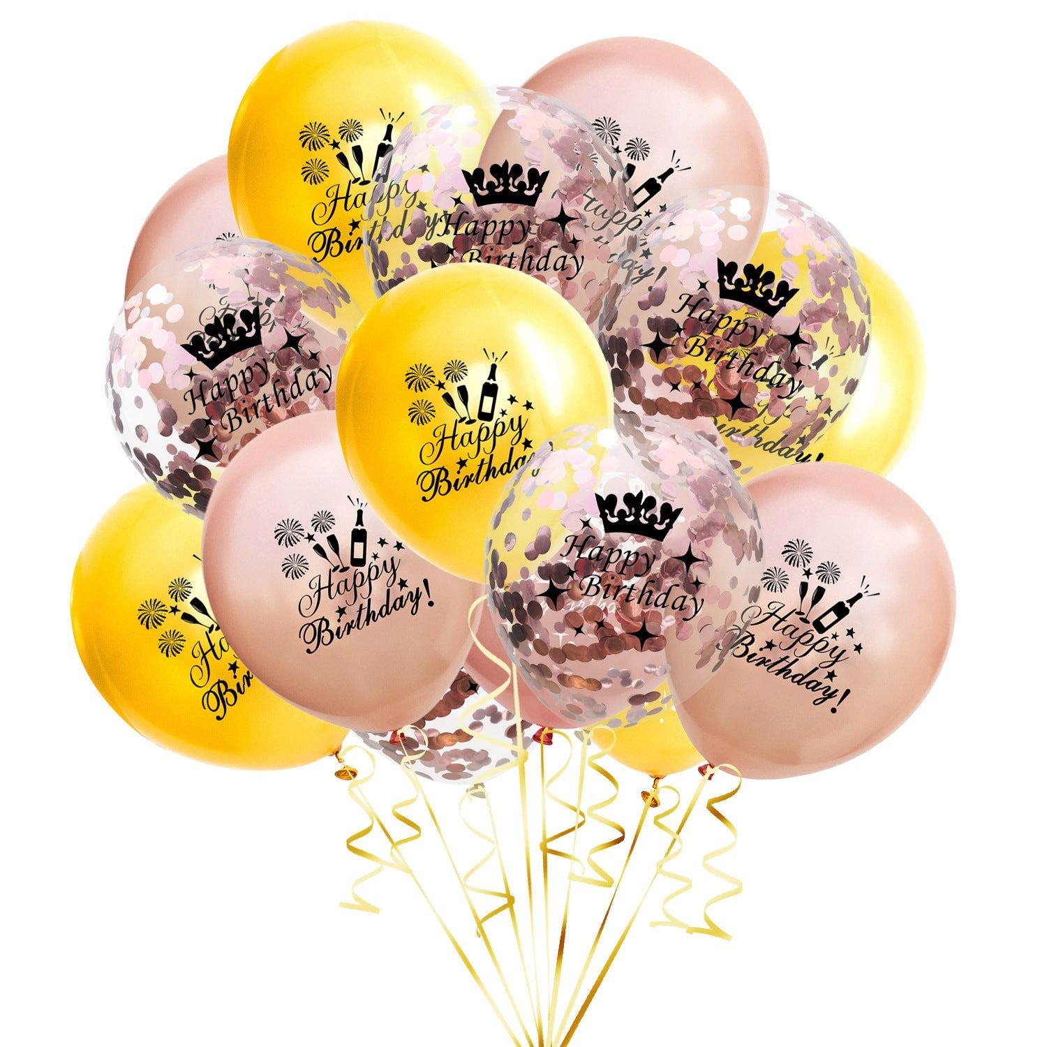 Adult Birthday Party One Year Old Balloon Confetti Set Combo