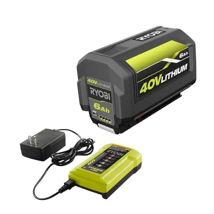 RYOBI 40V Self-Propelled Cordless Lawn Mower | 20” Brushless | 6.0Ah Battery & Charger Included