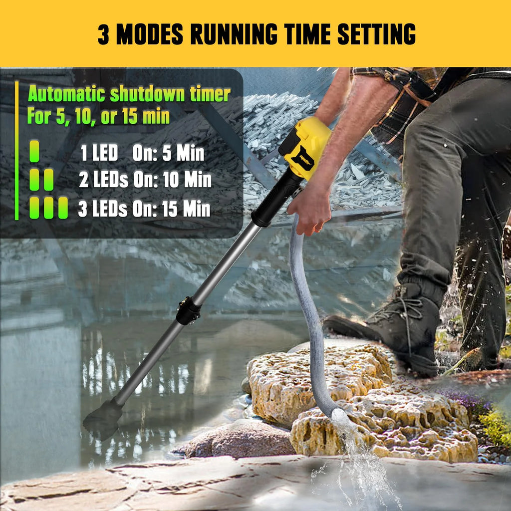 Mellif Cordless Stick Water Transfer Pump for Dewalt 20V MAX Battery