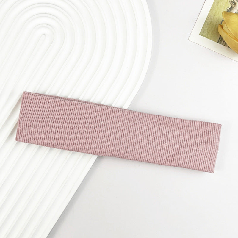 Exercise Hair Band Yoga Workout Sweat Stretch Hair Band Simple Versatile Casual Headband