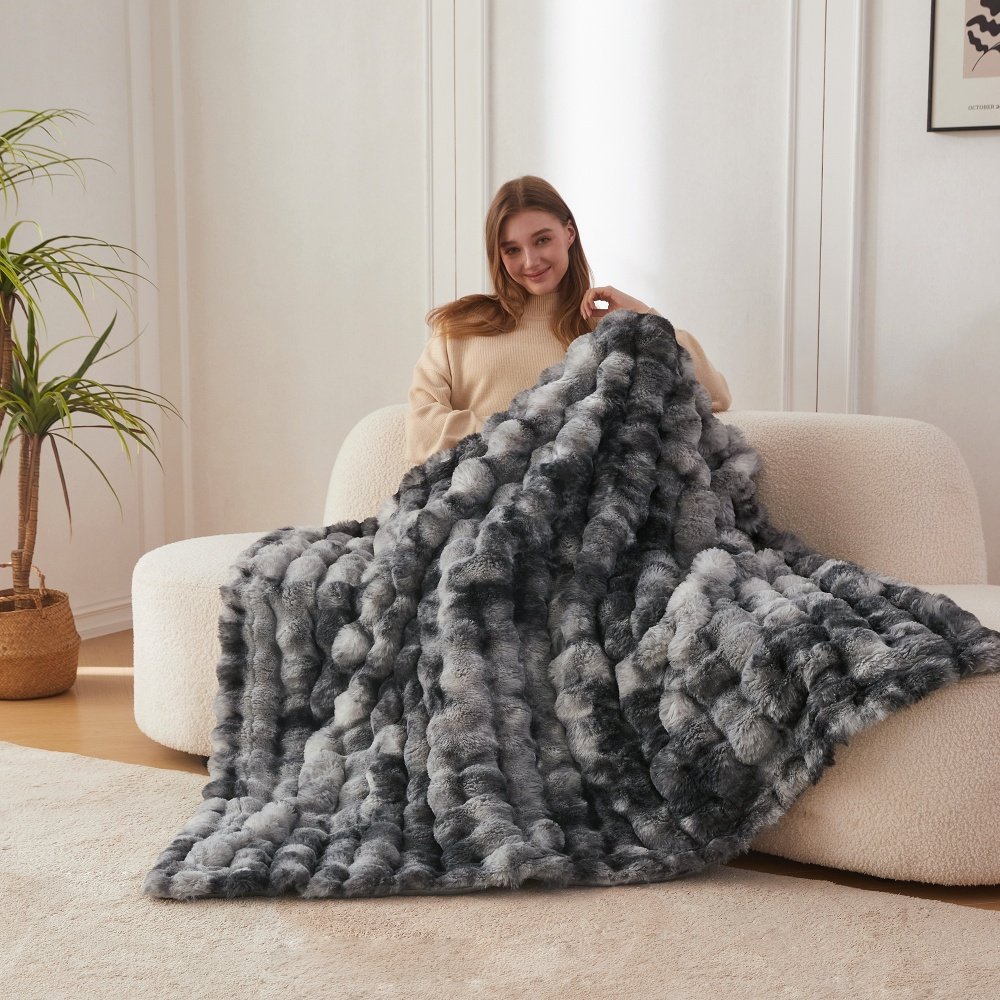 Plush Office Nap Blanket Sofa