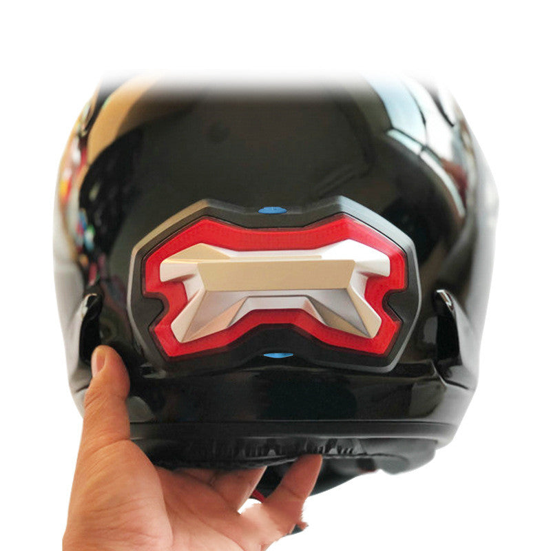 Helmet Restraint Battery And Turn Signal Light