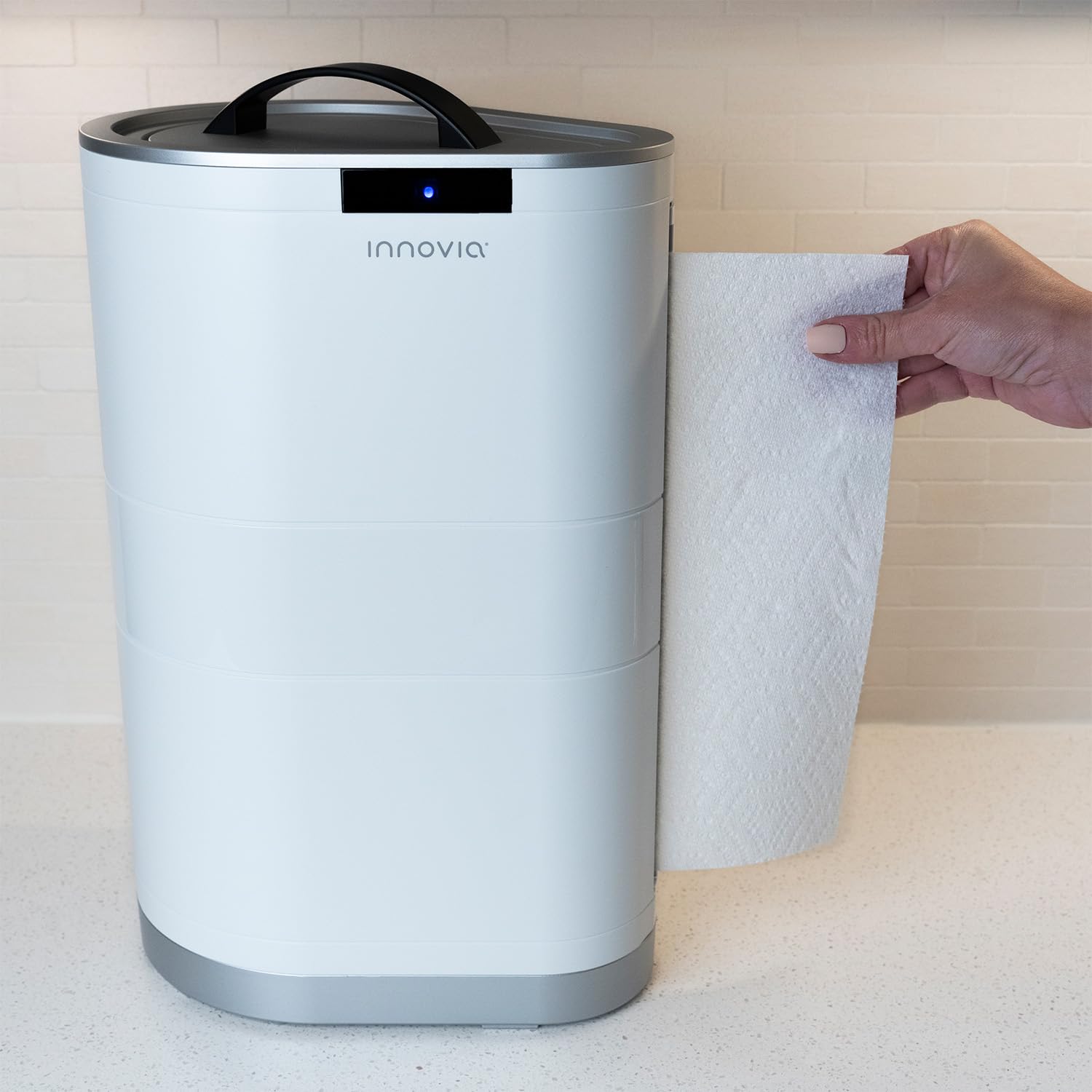 Innovia Countertop Touchless Paper Towel Dispenser in White