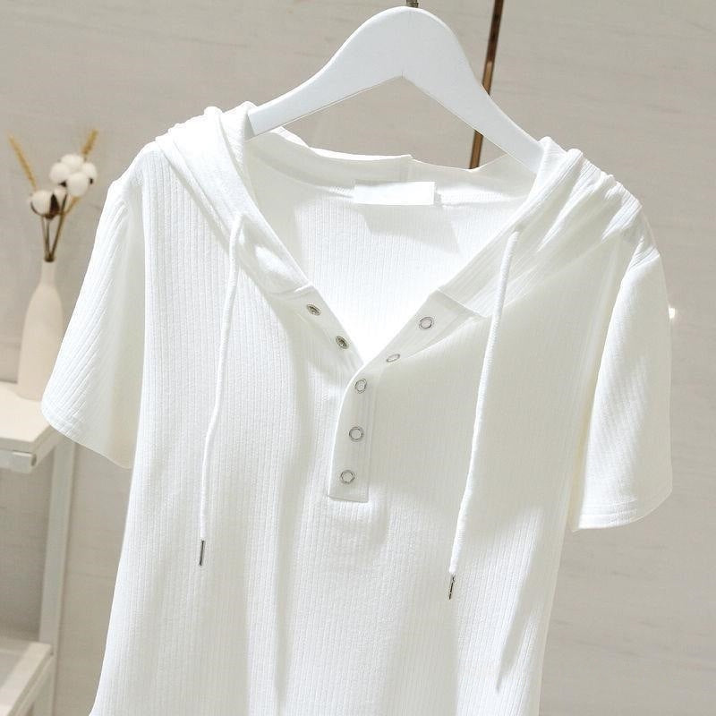 Fashionable Loose-fitting Figure-flattering T-shirtbase Layer