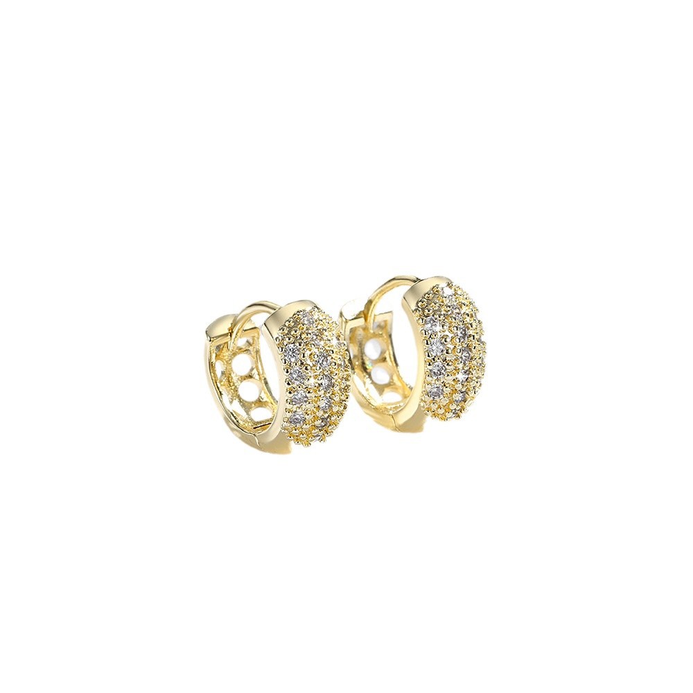 Women's 14K Gold Zircon Earrings