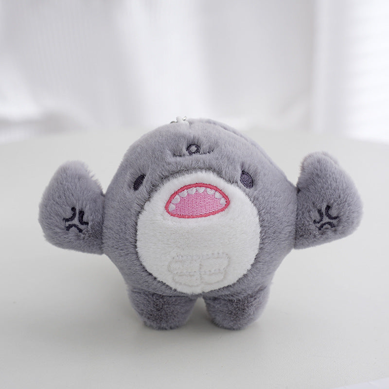 Shark Plush Toy Pendant Keychain Clothing Accessories