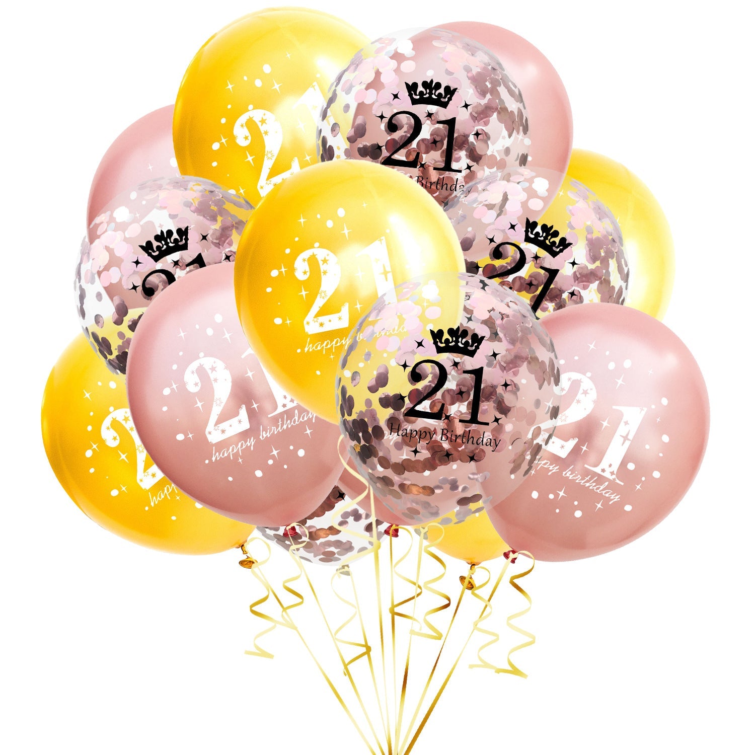 Adult Birthday Party One Year Old Balloon Confetti Set Combo