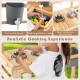 Mud Kitchen Playset with Sink and Plants Observation Room
