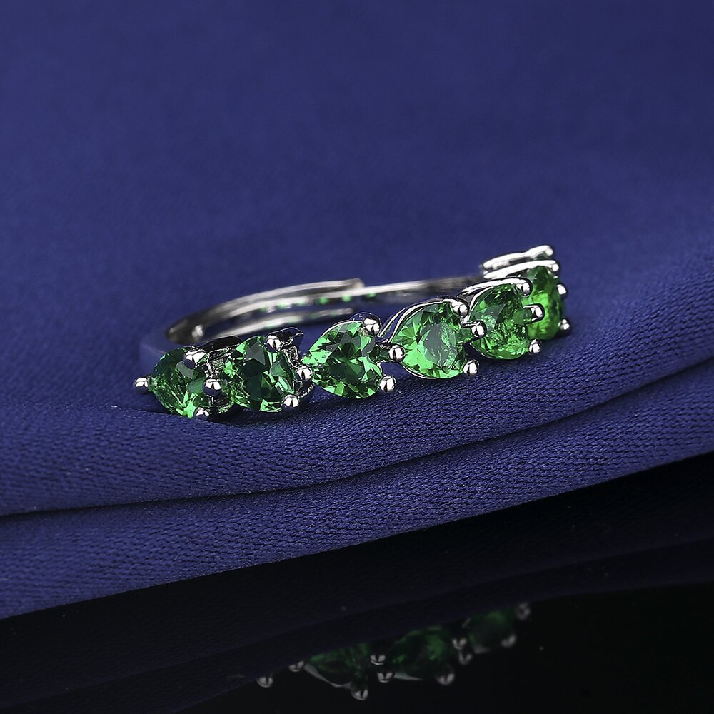 Affectionate Colorful Diamond Super-Shiny Zircon Heart-Shaped Ring For Women