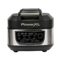 PowerXL Grill Air Fryer Combo Plus 6 QT 12 in 1 Indoor Slow Cooker, Roast, Bake, 1550 Watts, Stainless Steel Finish : Home &amp; Kitchen