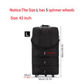 42  Extra Large Lightweight Luggage Trolley Suitcase Travel Bag H V6F9