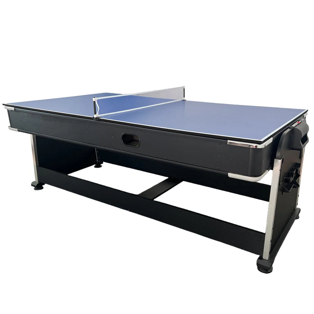 4 In 1 Multi-functional Game Table with Full Accessories for Home, MDF, 7Ft